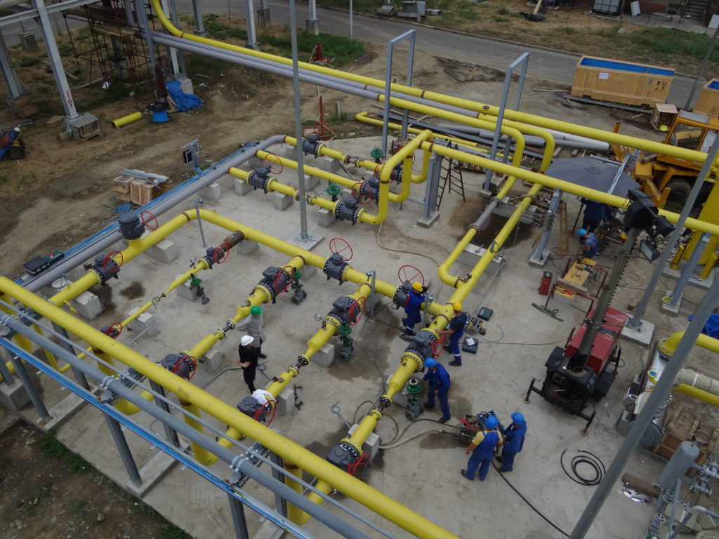 High Pressure Pipeline from PMRS Kutina1 to Ammonia Plant Monter